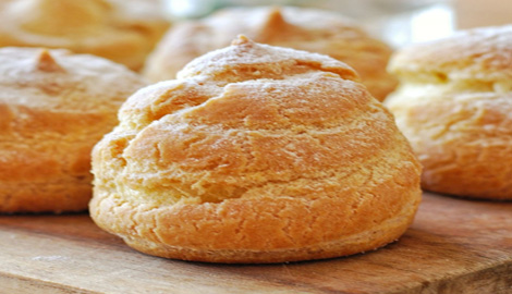 Symbolfoto zum Rezept: Brandteigkrapferl mit Nougatcreme