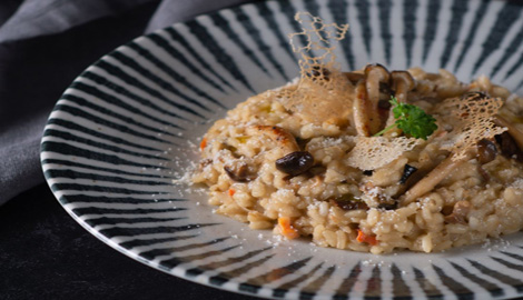 Symbolfoto zum Rezept: Steinpilzrisotto mit Zucchini