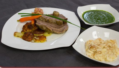 Symbolfoto zum Rezept: Tafelspitz mit Röstkartoffel und Cremespinat